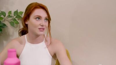 Leg shaking squirting and scissoring massage