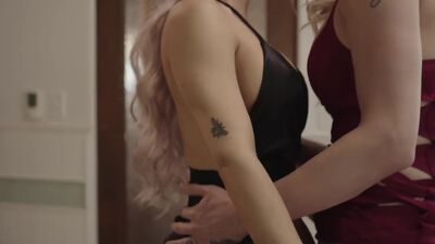 Ts Eva Maxim sucks tgirl stepsis Casey Kisses and barebacks