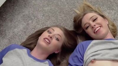 Lusty Kyler Quinn wants her step uncle to fuck her and her friend Haley Reed instead of doing summer camp activities