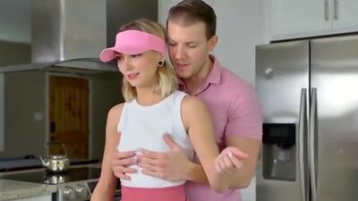 Chloe Temple wants to look like a golf pro but to get the best golf swing she needs her stepbro to fuck her creamy twat