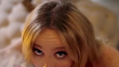 Silvia Saige unknowingly fucks her step son in his Santa suit as her adopted daughter Nikole Nash joins for a threesum