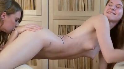 Hotties Ashley Lane and Jane Rogers make some cookies and use them to entice Janes stepbro into a hardcore threeome