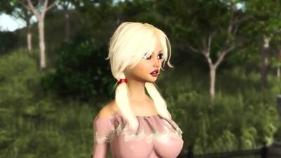 Hot sex in the dungeon! Cute virgin gets fucked hard by a big monster