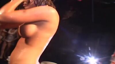 College Girls Strip Naked & Get Raunchy In Wet T-Shirt Contest