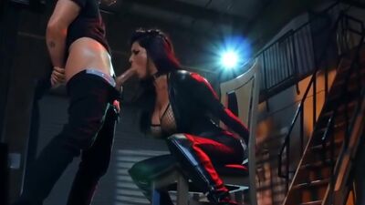 Busty slut fuck and lesbians lick