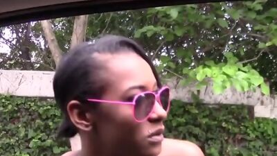 Outdoor pov fuck with black stranger for cash