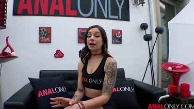 ANAL ONLY Busty April Olsen's anal appointment