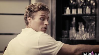 Granny blonde Erica Lauren needed extra care from a young guy