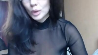 Busty Teacher bends over and shows pussy