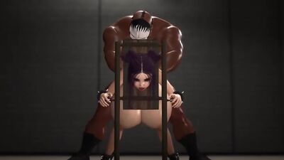 Master slave bangs hard a big titted sexy brunette in jail