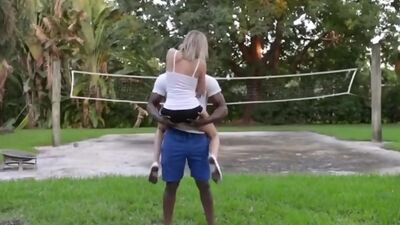 Short Chloe craves for that big black dick