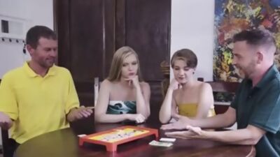 Dakota Burns and Harlow West plays to get all fucked up