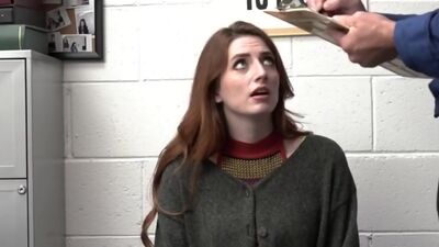 Hot deep throat and cock ride by slutty thief Aria