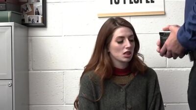 Hot deep throat and cock ride by slutty thief Aria