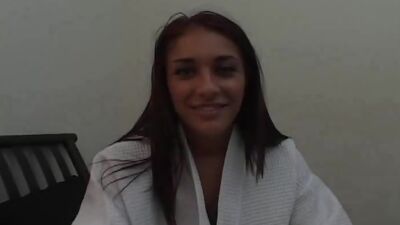 AMWF Mischa Brooks USA Girl Pretty Huge Hip Big Tattooed Sex Chinese Guy