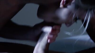 Crazy blonde fucks a big cock friend after his wife rode his hard dick