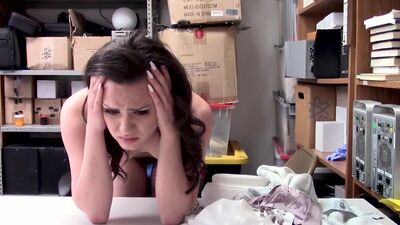 Suspect is a dark-haired, white adolescent female. She has been detained after using dash and grab theft techniques