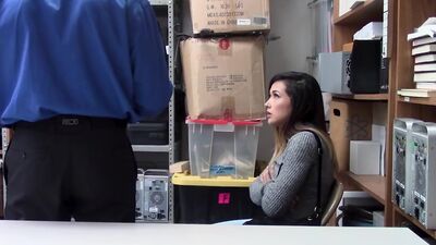 Suspect is an adolescent, Asian female. She has been observed shoplifting on store premises and is detained for interrogation by the Loss Prevention Officer