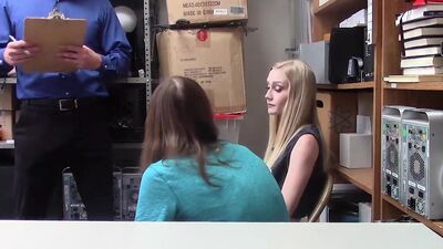 Multiple suspects taken into custody. Two white adolescents, one male, one female, suspected of stealing property and performing sexual acts on store property