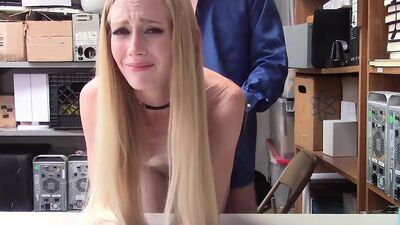 Multiple suspects taken into custody. Two white adolescents, one male, one female, suspected of stealing property and performing sexual acts on store property