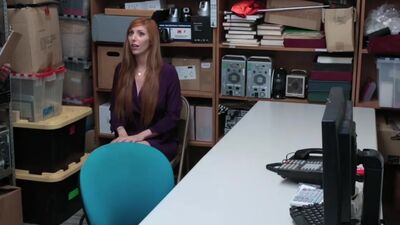 White, red haired female is brought in under suspicion of petty theft. She has a congenial disposition and denies any wrong doing