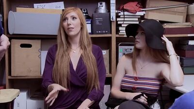 White, red haired female is brought in under suspicion of petty theft. She has a congenial disposition and denies any wrong doing