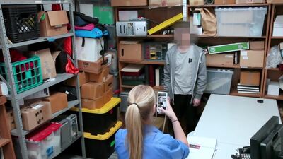 White male suspect taken into custody on suspicion of theft. LP officer questioned the suspect and discovered prior shoplifting charges on his record