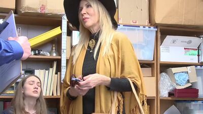 Suspects grandmother was called to LP office in hopes of clearing matters up. While argument occurred, grandmother herself dropped stolen merchandise from her person