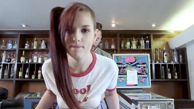 Teen Pinball Wizard Hits The Creampie Jackpot