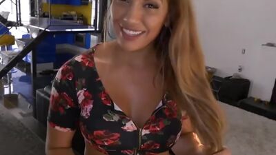 My friends latina MILF stepmom Mercedes Carerra tasting my big cock