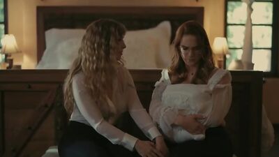 Lesbian couple Lena Paul and Siri Dahl invite a black cock to get pregnant