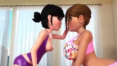 Anime hermaphrodites anal fuck and stuff ass with beads