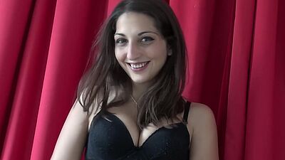 Cute Spanish teen Jimena gets a creampie