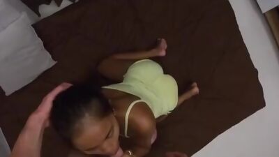 Asian amateur teen girlfriend gym workout and horny sex after