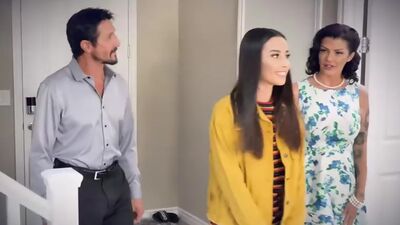 Best Threesome Sex with Foster Parents