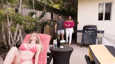 Horniness runs in this family and it shows when they visit his teacher