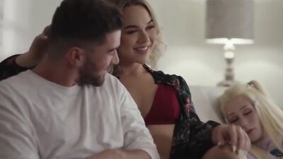 Slutty shemale gets her ass rammed by stepsisters friend