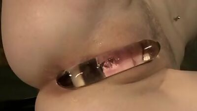 Natural busty ginger machine fucked