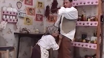 ugly 73 years old farmers mom fucked