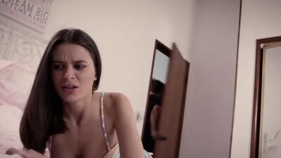 Busty teen stepsister Lana Rhoades has to serve her dirty stepbro
