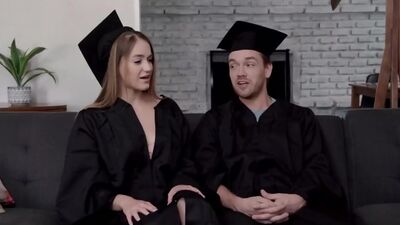 Horny big ass stepsis wants stepbrothers big hard dick after she graduated