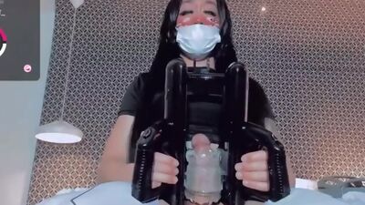 Amazing TBabe Kate Yoshi Jerking Off on Webcam 2