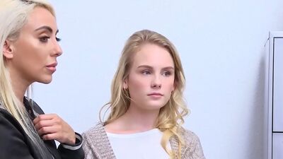 Hot MILF thief and teen dauther got fucked by a cop