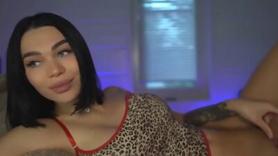 Steamy Hot T-Girl Iammery Teasing on Webcam