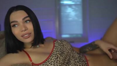 Steamy Hot T-Girl Iammery Teasing on Webcam