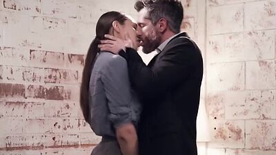 Pervy boss gets to fuck his hot secretary Bella Rolland