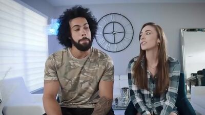 Petite Dani Blu Fucked by Huge Boyfriend James Angel