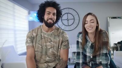 Petite Dani Blu Fucked by Huge Boyfriend James Angel