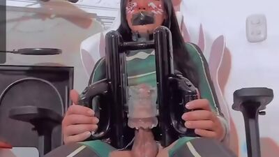 Kinky TS Kate Yoshi Toying Her Cock on Webcam 5