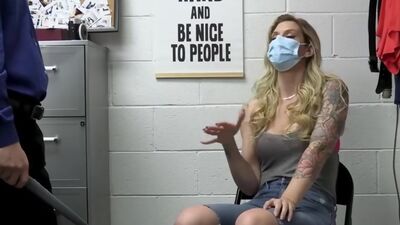 Brooke will have to suck and fuck officer Robby to avoid cops